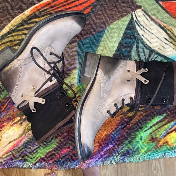 Matisse Mechanic Combat Boot distressed size 7.5 - Picture 10 of 14